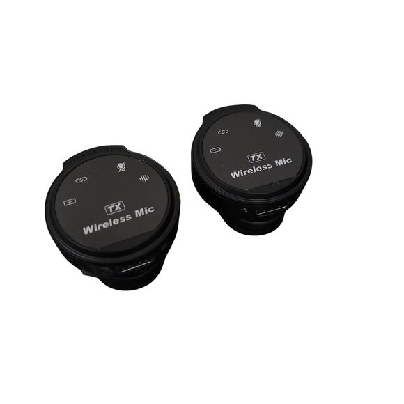 Professional Wireless Lavalier Microphones w/ Charging Case Missing Receiver - Picture 9 of 11